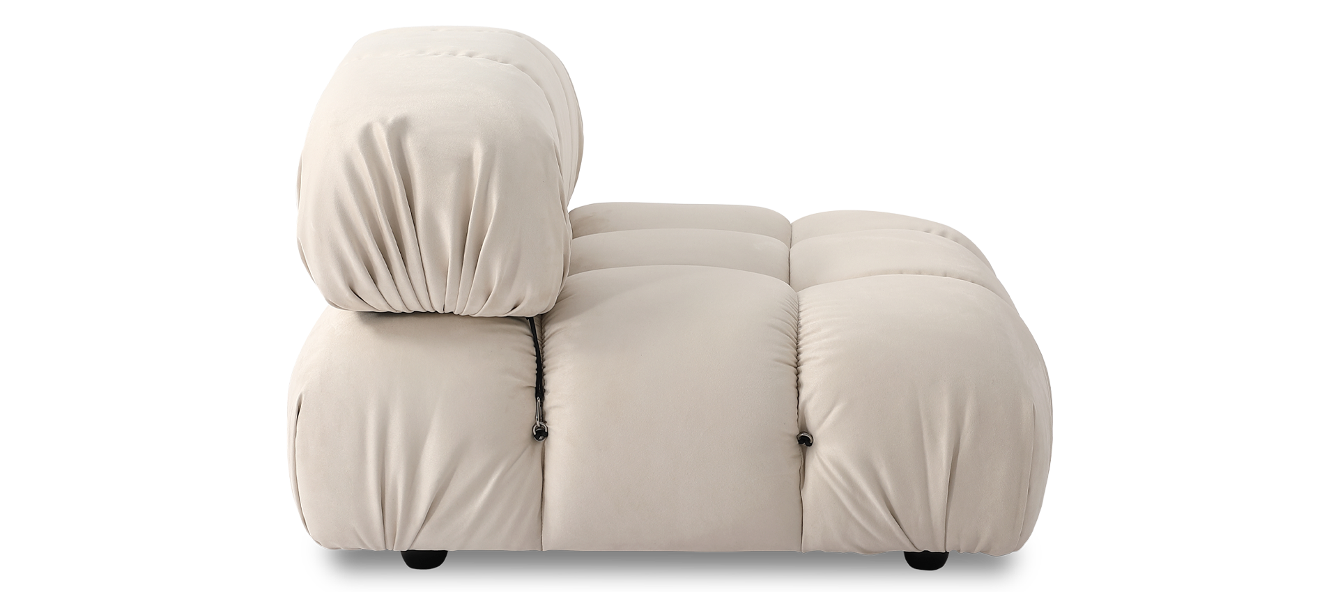 Camaleonda Style Lounge Sofa Creamy Alcantara/Alcantara image.