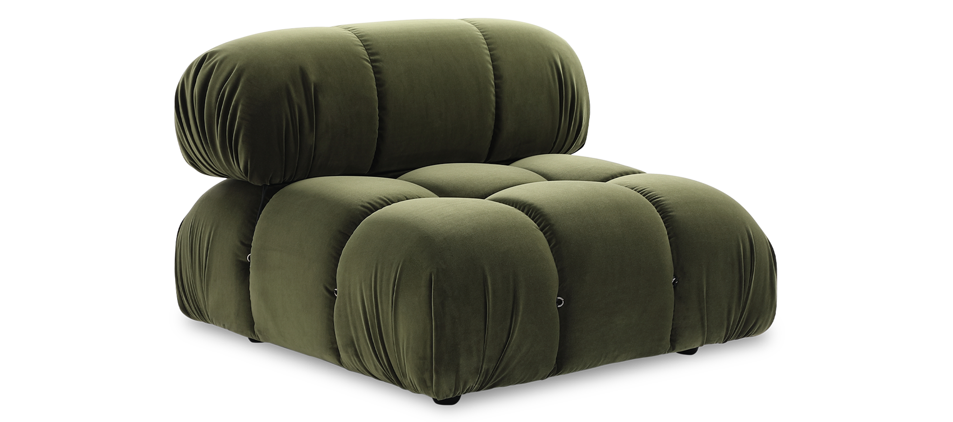 Camaleonda Style Lounge Sofa Bottle Green Velvet/Velvet image.
