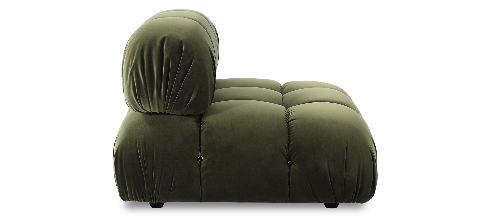 Camaleonda Style Lounge Sofa Bottle Green Velvet/Velvet image.