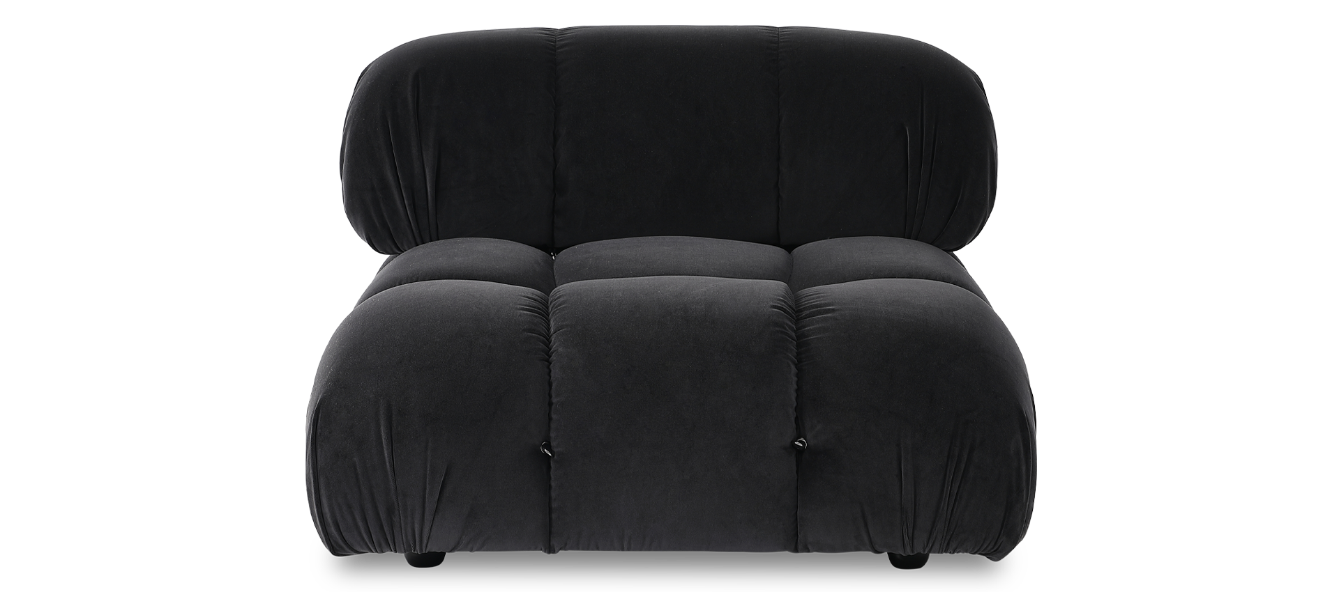 Camaleonda Style Lounge Sofa Dark Grey Velvet/Velvet image.