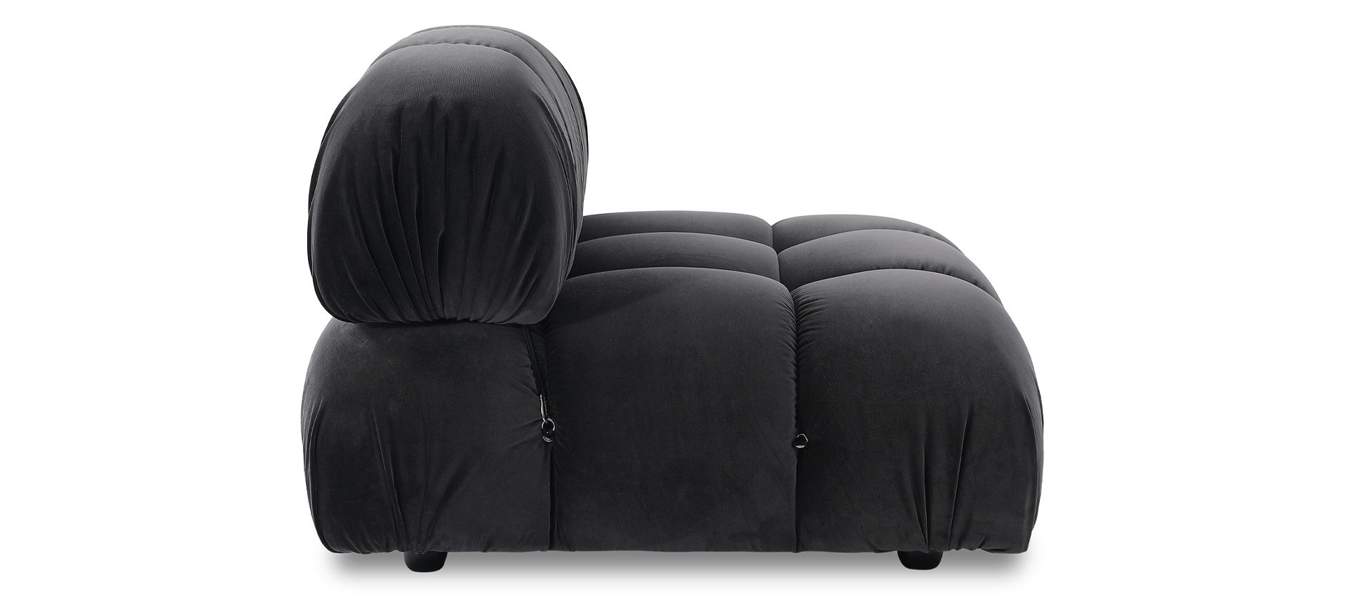 Camaleonda Style Lounge Sofa Dark Grey Velvet/Velvet image.