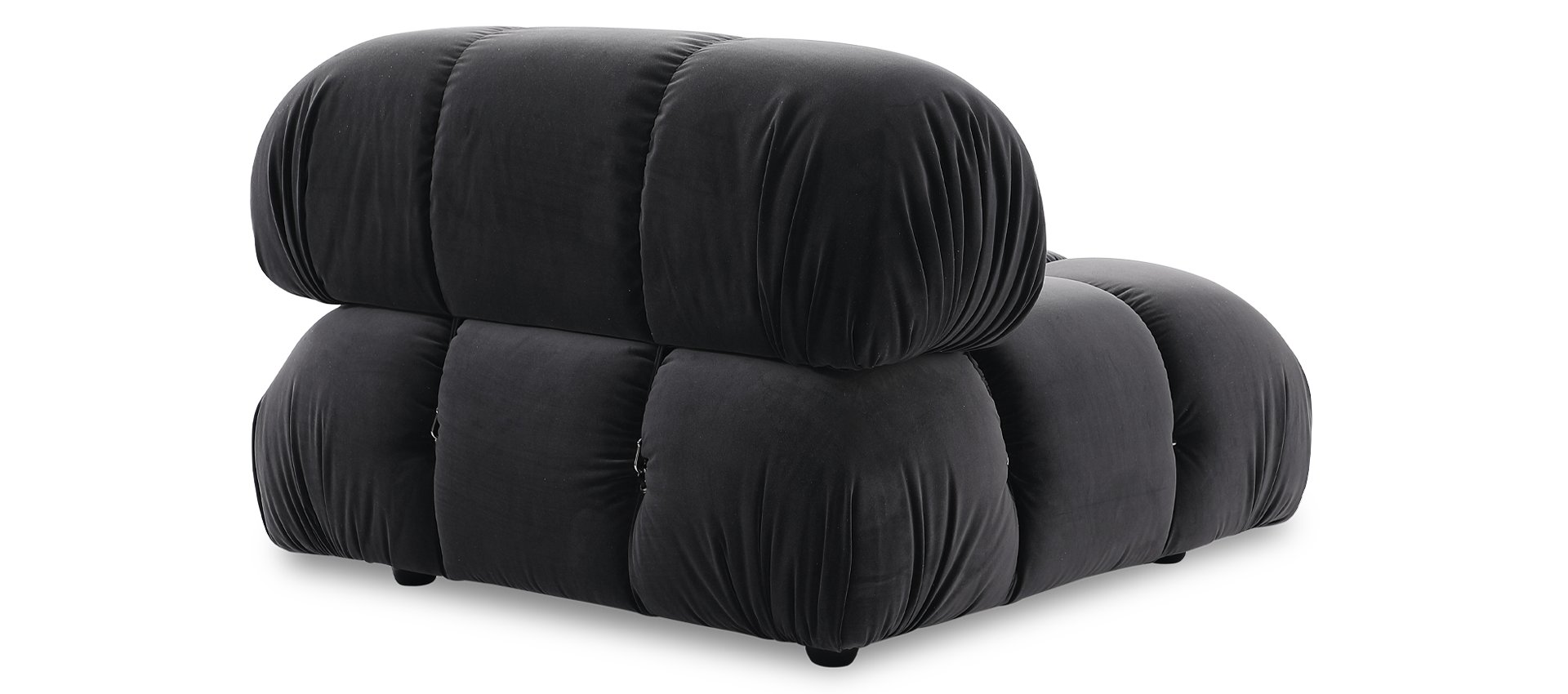 Camaleonda Style Lounge Sofa Dark Grey Velvet/Velvet image.
