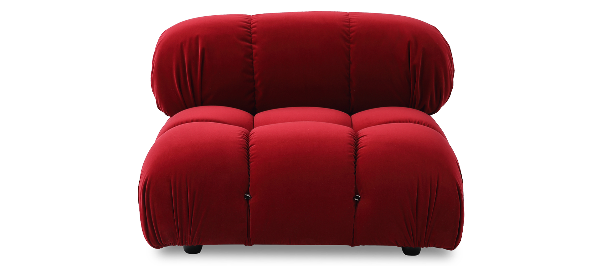 Camaleonda Style Lounge Sofa Dark Red Velvet/Velvet image.