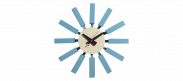 Blue Block Style Clock