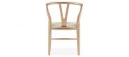 Wishbone (Y) Chair - CH24 - Beech  - Natural Cord