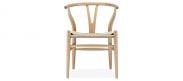 Wishbone (Y) Chair - CH24 - Beech  - Natural Cord