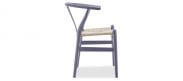 Wishbone (Y) Chair - CH24 - Purple - Natural Cord