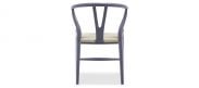 Wishbone (Y) Chair - CH24 - Purple - Natural Cord