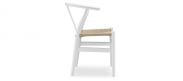 Wishbone (Y) Chair - CH24 - White - Natural Cord