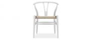 Wishbone (Y) Chair - CH24 - White - Natural Cord