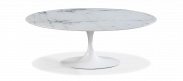 Tulip Oval Coffee Table - Marble