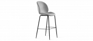 Beetle Style Barstool - Full Upholstered Velvet