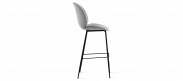 Beetle Style Barstool - Full Upholstered Velvet