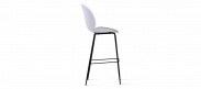 Beetle Style Barstool - Half Upholstered