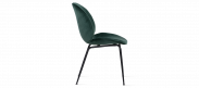 Beetle Style Dining Chair - Full Upholstered Velvet
