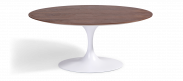 Tulip Oval Coffee Table - Walnut