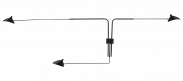 Serge Mouille Three - Arm Wall Lamp