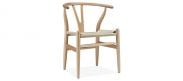 Wishbone (Y) Chair - CH24 - Beech  - Natural Cord