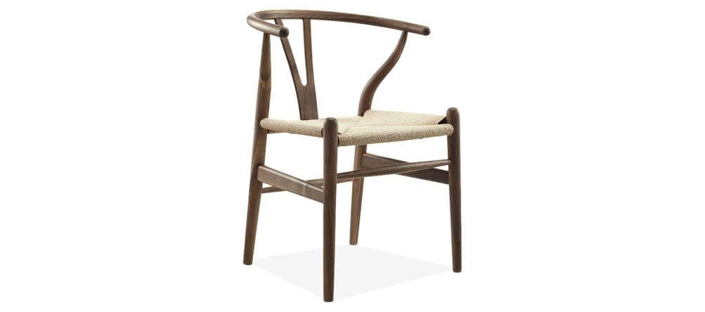 Wishbone (Y) Chair - CH24 - Walnut - Natural Cord