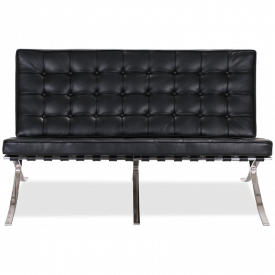 Eames Lounge Chair Walnut Veneer and Black LEather