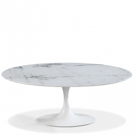 Tulip Oval Coffee Table - Marble