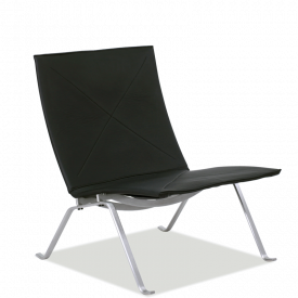 Eames Lounge Chair Walnut Veneer and Black LEather