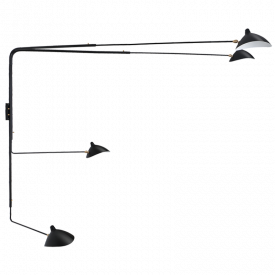Serge Mouille Four - Arm Wall Lamp