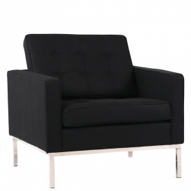 Eames Lounge Chair Walnut Veneer and Black LEather