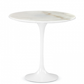 Tulip Round Side Table - Marble
