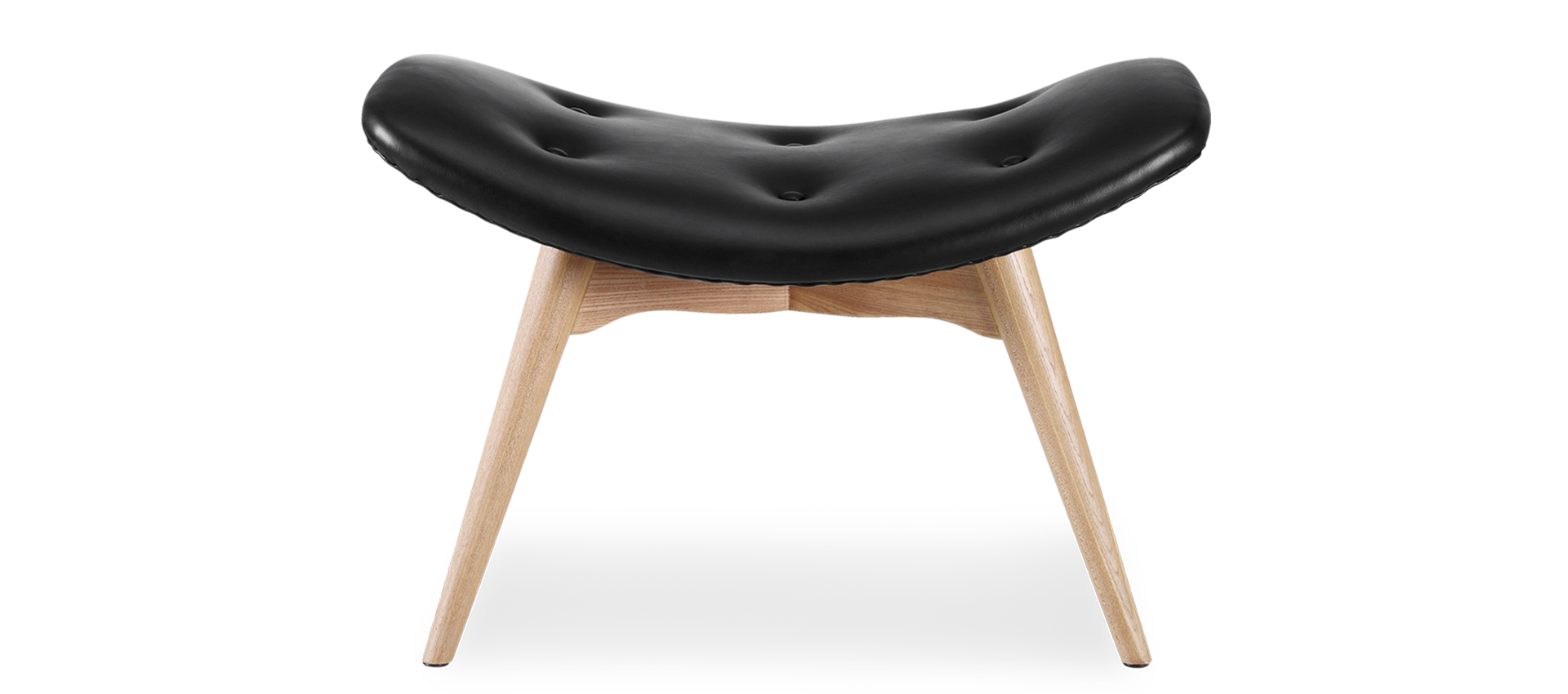 Featherston Ottoman Premium Leather/Black  image.
