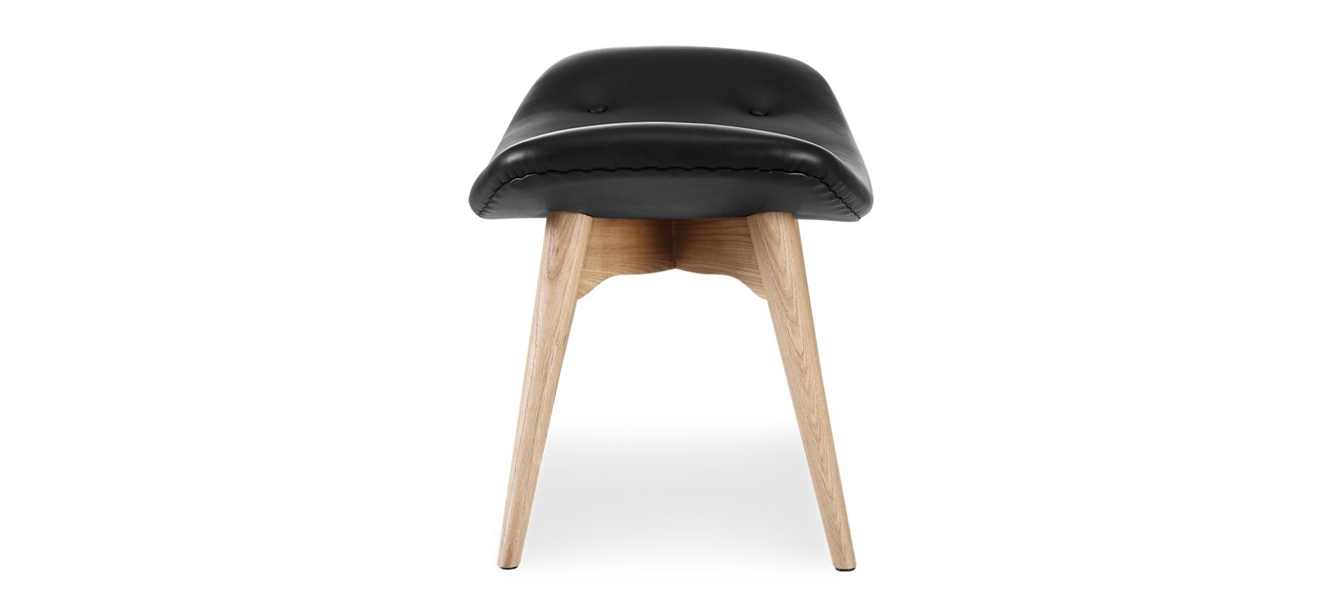 Featherston Ottoman Premium Leather/Black  image.