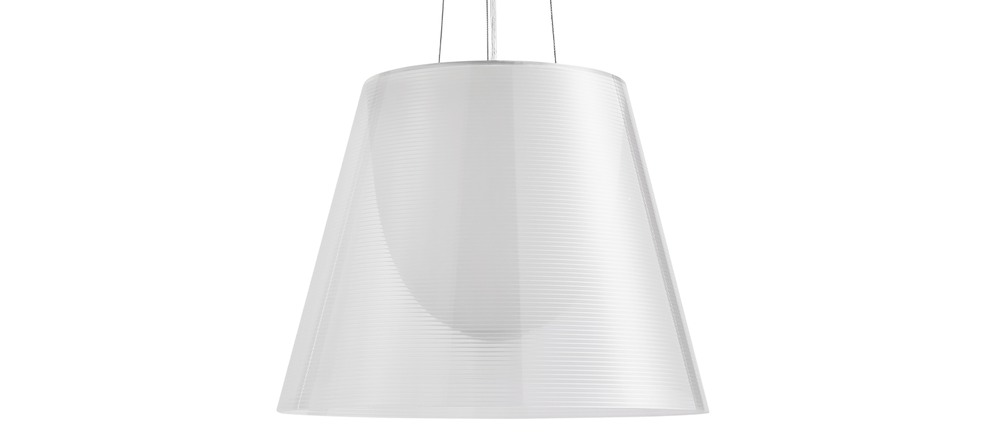 Romeo Moon Pendant Lamp Chrome image.