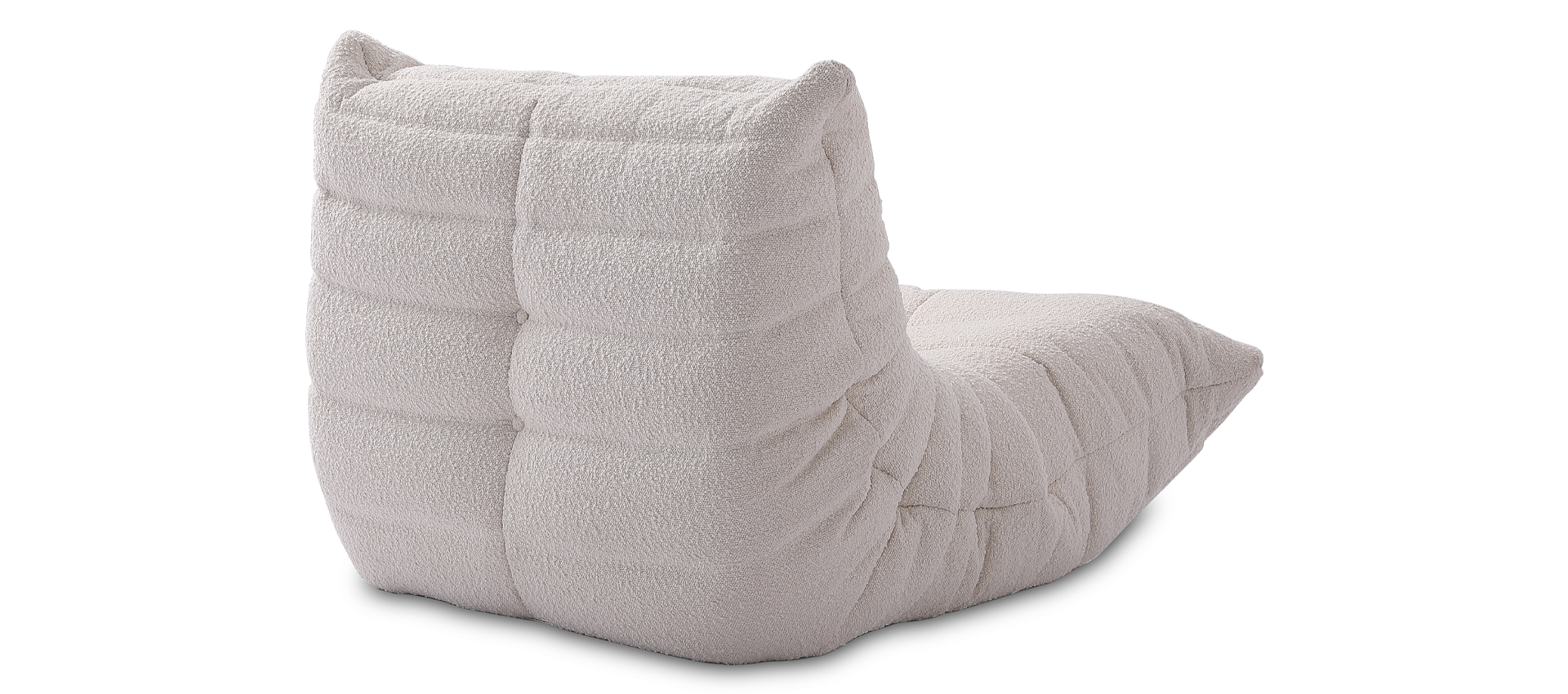 Comfort Style Lounge Sofa Creamy Boucle/Boucle image.