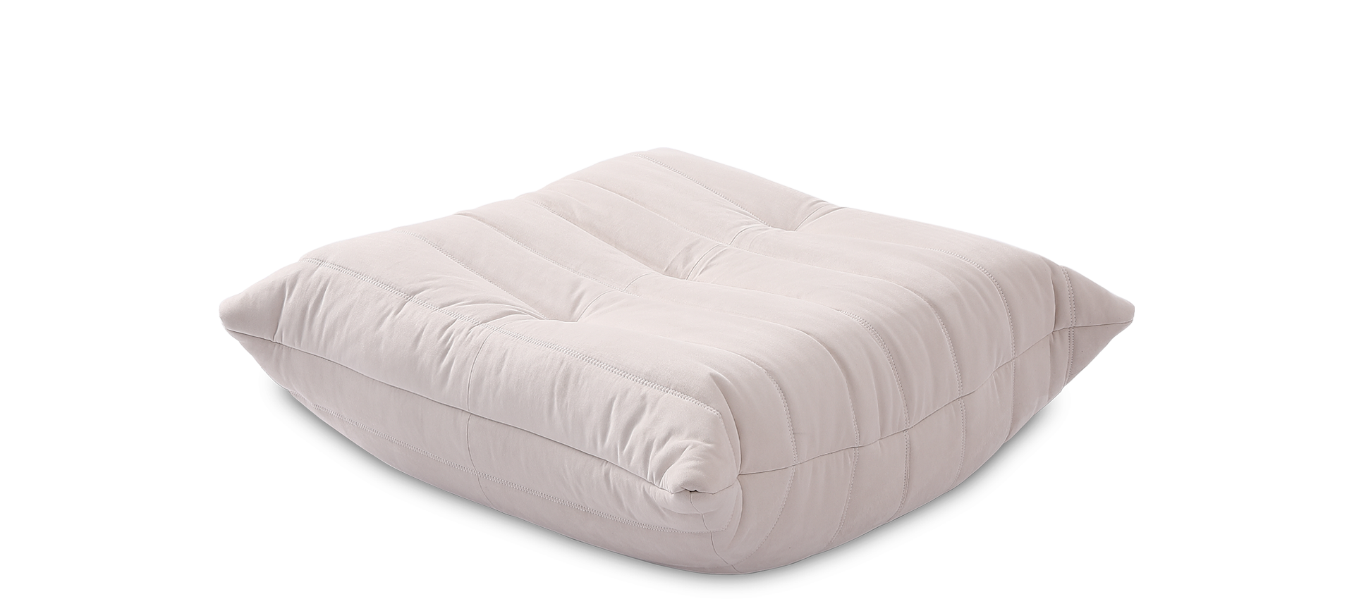 Comfort Style Sofa Ottoman Creamy Alcantara/Alcantara image.