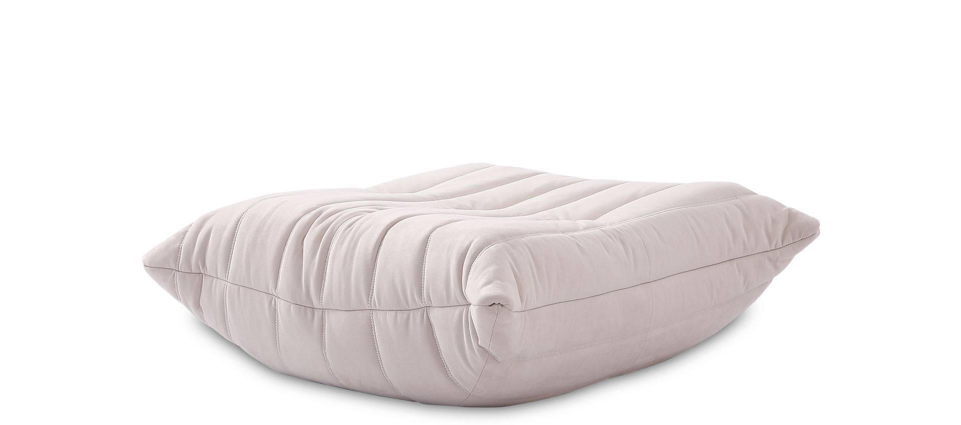 Comfort Style Sofa Ottoman Creamy Alcantara/Alcantara image.