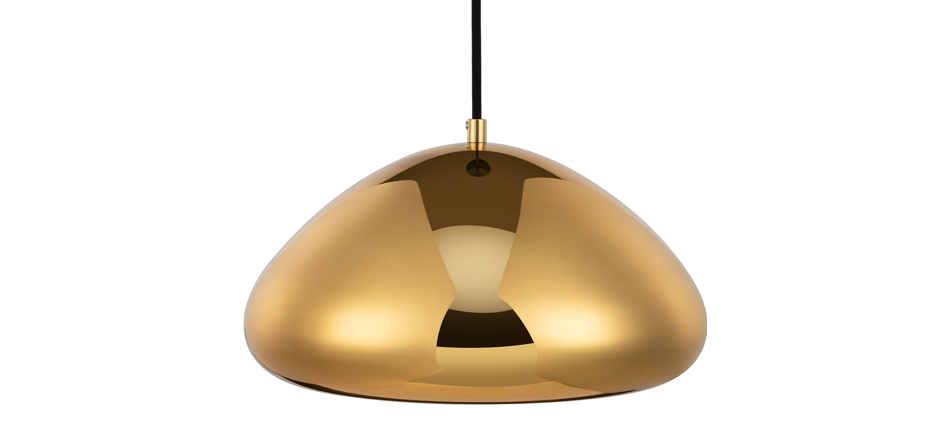 Void Pendant Lamp Brass image.